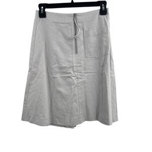 ATM Stone A Line Twill Skirt Size 2 New